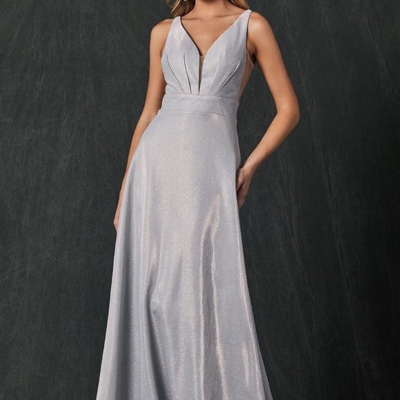 V-Neck Open Back Evening Party Dress JT208 - Picture 12 of 12